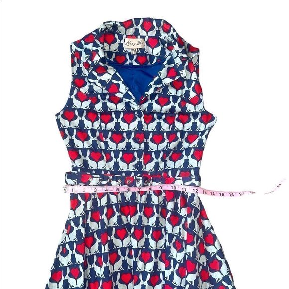 Lindy Bop Matilda Dress In Rabbit Love Size 4 - Picture 11 of 14